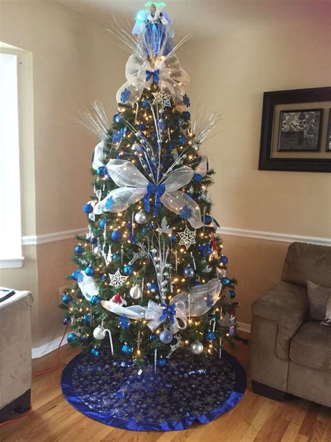 30 Christmas Decor Blue And Silver