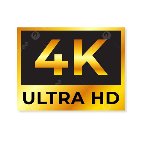 4k Ultra Hd Logopng Transparent
