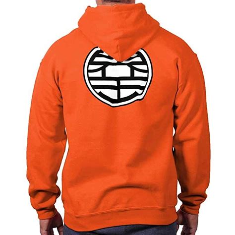 Discover unique and rare anime merchandise. Brisco Brands Goku Vegeta Kai Symbol Master Anime Show Hoodie Orange | Hoodies, Workout hoodie ...