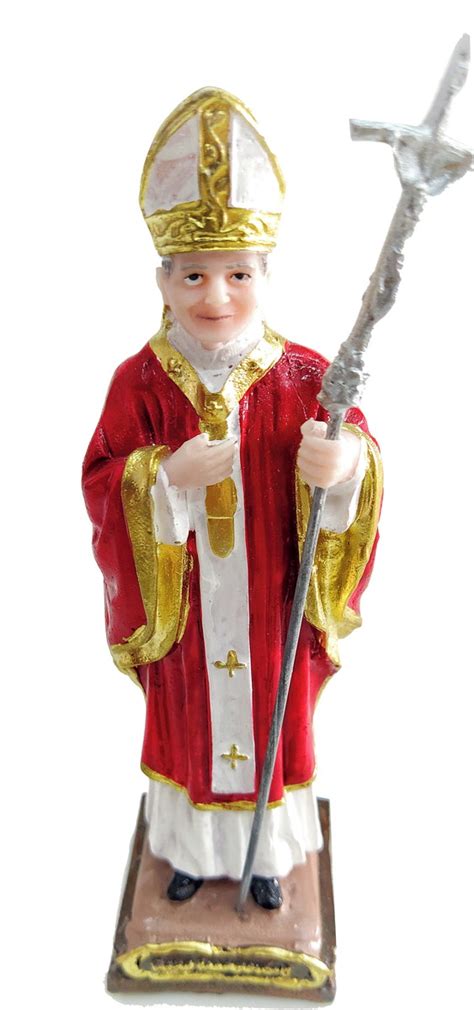 Maybe you would like to learn more about one of these? Santo Papa João Paulo II Resina 15cm no Elo7 | Divinário ...