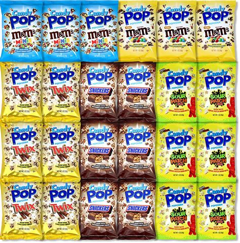 Snack Pack Candy Pop Flavored Candy Popcorn With Peanut