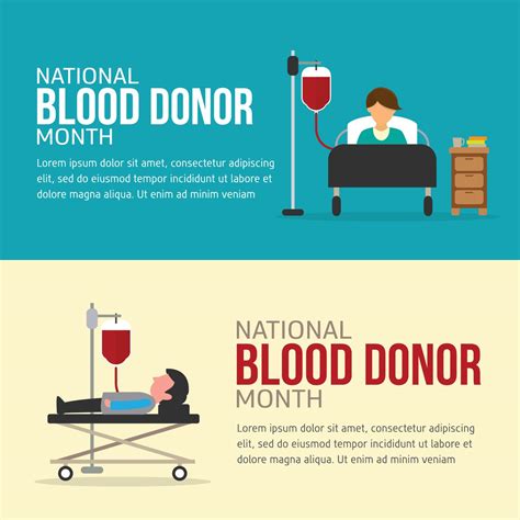 National Blood Donor Month Vector Illustration Suitable For Greeting