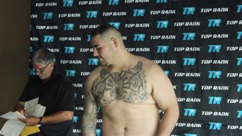 andy ruiz jr looking skinny for fight in lemoore ca youtube