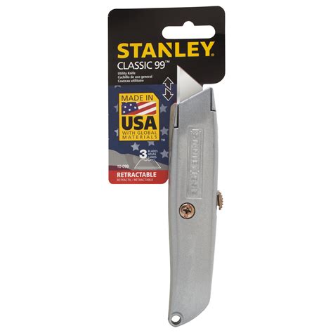 6 In Classic 99 Retractable Utility Knife 10 099 Stanley Tools