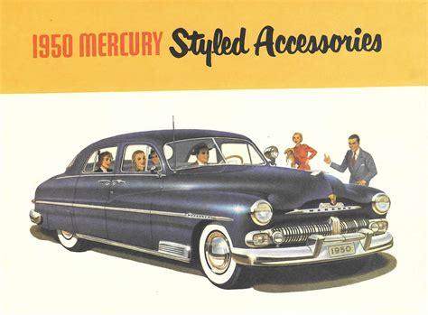 1950 Merc Accessories Brochure Lincoln Publishing