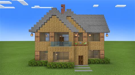 Minecraft Tutorial Como Fazer Uma Casa Moderna De Madeira Download