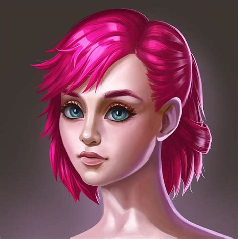 Pink Hair By El Eyja On Deviantart