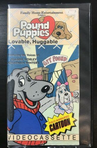 Pound Puppies Lovable Huggable Jonathan Winters Joanne Worley VHS Tape EBay
