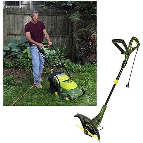 Sun Joe 14 Electric Lawn Mower And Stringless Electric Trimmeredger