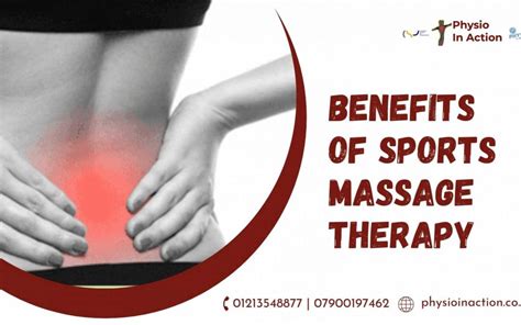 Benefits Of Sports Massage Therapy Physio In Action