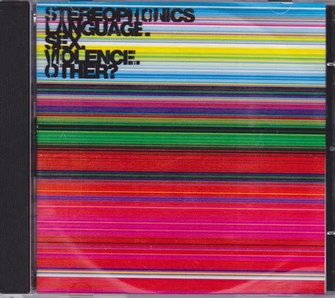 Stereophonics Language Sex Violence Other 2005 Cdr Discogs