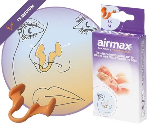 Airmax Dilatador Nasal Eficaz Para Los Ronquidos Y La Congestión