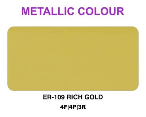 Rich Gold Metallic Color Acp At Rs 80square Feets Aluminium