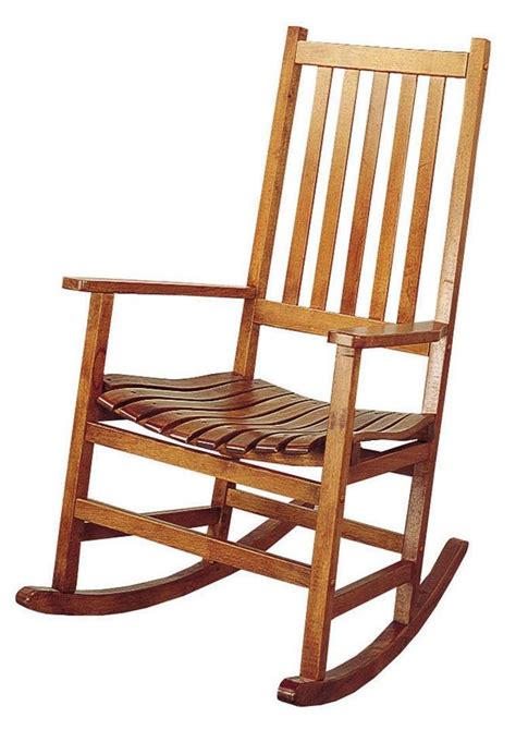 Oak Finish Porch Rocking Chair 4511 From Coaster 4511 Coleman Furniture