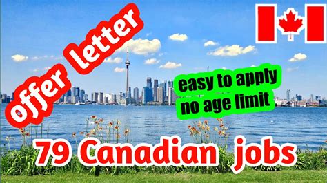 Offer Letter From Canadian Company Canadian Jobs How To Apply For