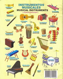 Aquí encontrarás tanto los instrumentos más demandados como guitarras, saxofones, ukeleles, pianos, o clarinetes; INSTRUMENTOS+MUSICALES+EN+INGLES.jpg (255×320) | Musicals, Vocabulary, Musical instruments