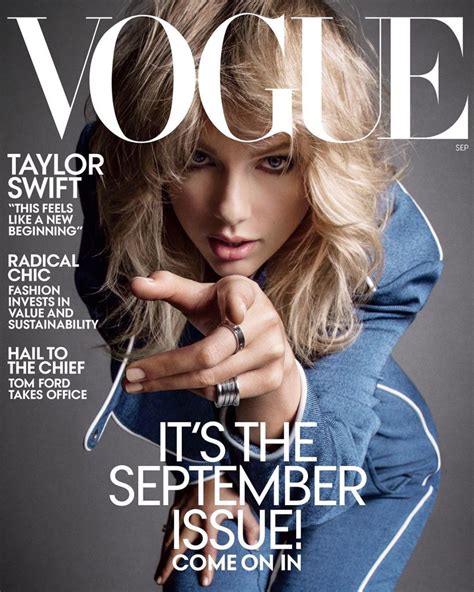 Must Read Taylor Swift Covers The September Issue Of Vogue Whats