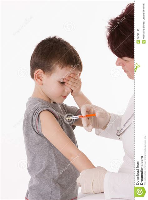 Child With Injection Stock Photo Image Of Disease Drug 66740140