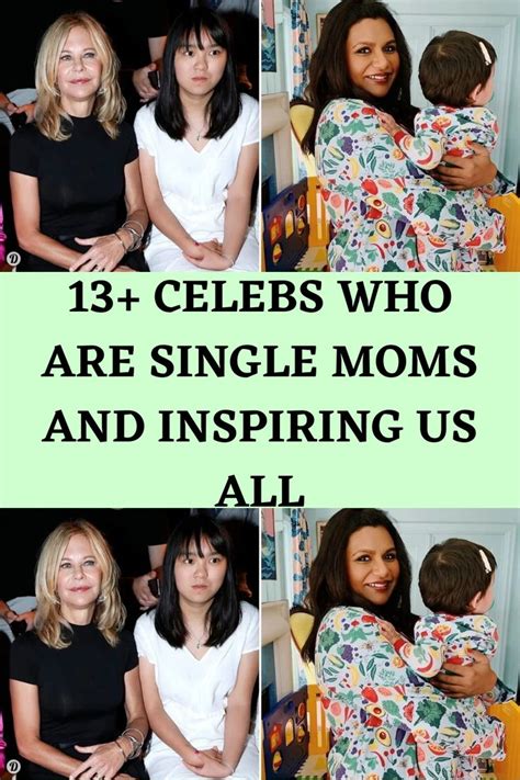 Two Women Hugging Each Other With The Words 13 Celebs Who Are Single Moms And Inspring Us All
