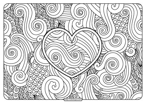 Maybe you would like to learn more about one of these? Free Printable Zentangle Heart Pdf Coloring Page in 2020 | Coloring pages, Mandala coloring ...