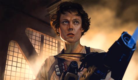 Artwork Ellen Ripley Movies Science Fiction Sigourney Weaver Aliens Fan