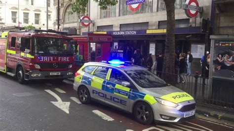 Passenger Evacuation At Holborn Station Due To Fault With Train Youtube