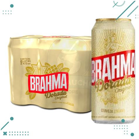 Cerveza Brahma Dorarda Lata 473 Ml X6u El Gaucho Store