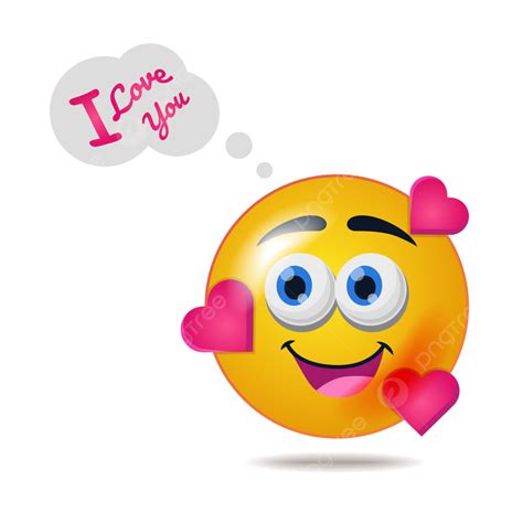 Te Amo Emoji O Emoticón Con Corazones Sonrientes Png Png Te Amo Emoji Amor Emoji Sonriente