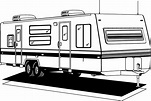 Free Camper Clip Art Black And White, Download Free Camper Clip Art ...