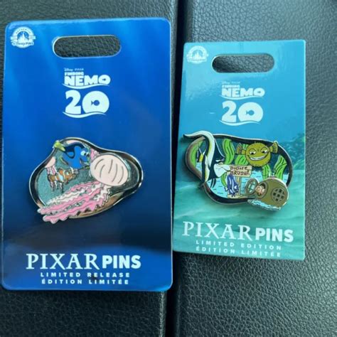 New Disney Pixar Finding Nemo Limited Edition 20th Anniversary 2 Pin Set 20 50 Picclick