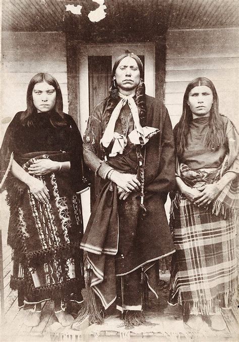Chief Quanah Parker And Two Of His Six Wives Comanche 1898 Photo By J E Irwin Chicka