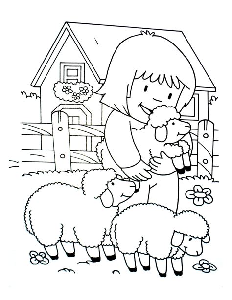 Free Printable Farm Coloring Pages Farm Kids Coloring Pages