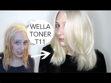 Hair toners will lightly adjust the shade of the hair, especially if it came out looking too red or yellow. WELLA T11 BLONDE TONER DEMO - YouTube