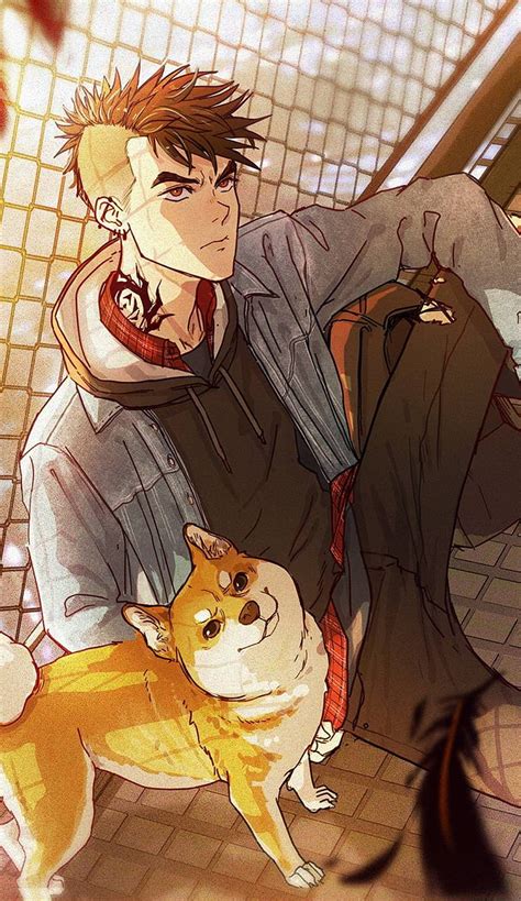 720p Free Download Ivan Anime Boy Cute Dog Anime Hot Boy Red King