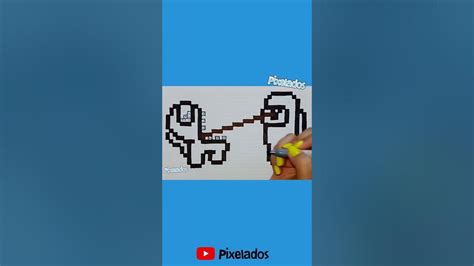 Impostor De Among Us Pixel Art CÁmara RÁpida Pixelados Youtube