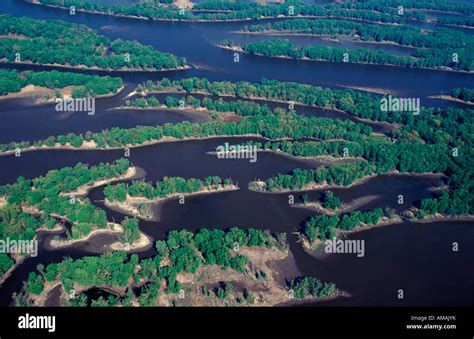 Aerial Of Mississippi River Upper Mississippi River National Fish And