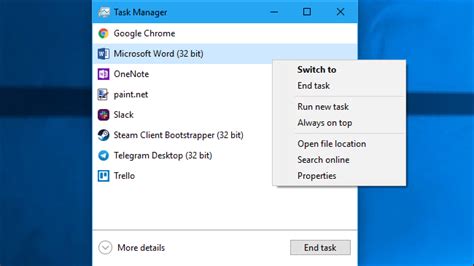 How To Change A Programme Name In Windows Task Manager