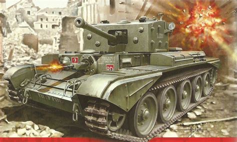 Artist Impression Of A Cromwell Boxart Airfix Wwii Vehicles Armored