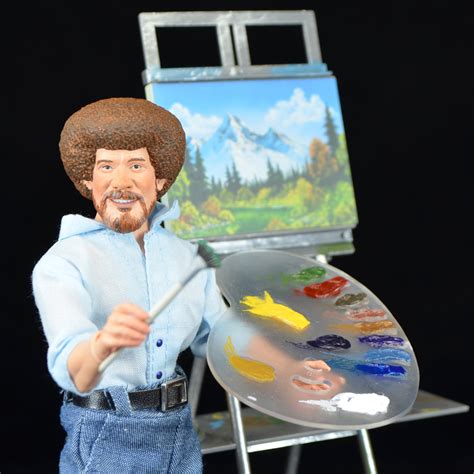 Neca The Joy Of Painting Bob Ross Action Figure Review