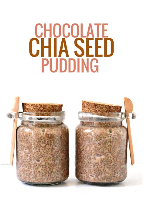 Raw Chocolate Chia Seed Pudding Fork And Beans