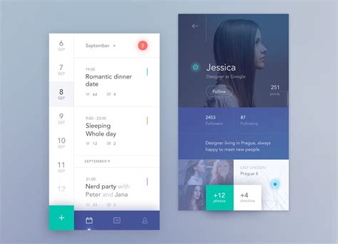Daily handpicked ui inspiration & patterns. Inspiration Calendar app by @antalik #ui #inspiration # ...