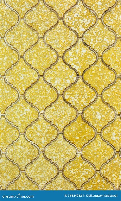 Old Yellow Wall Tile Background Stock Photography Image 31524932