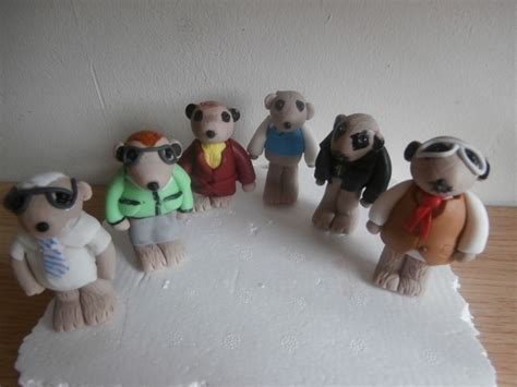 Meerkats Sugar Craft Crafts Handmade
