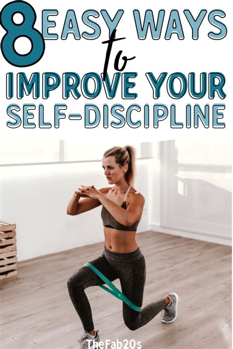 8 Easy Ways To Improve Your Self Discipline Thefab20s Self Discipline What Is Self