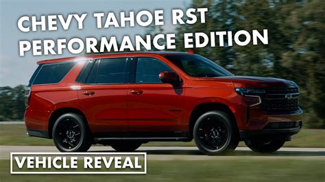 Chevy Tahoe Rst Performance Edition Revealed