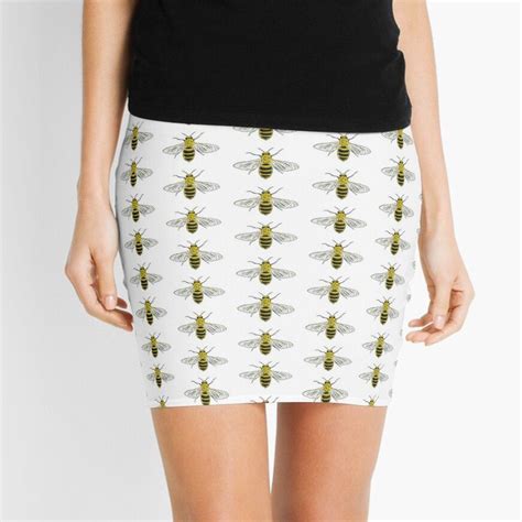 Bee Design Mini Skirt By Marcsabuncu Bee Design Mini Skirts Fashion