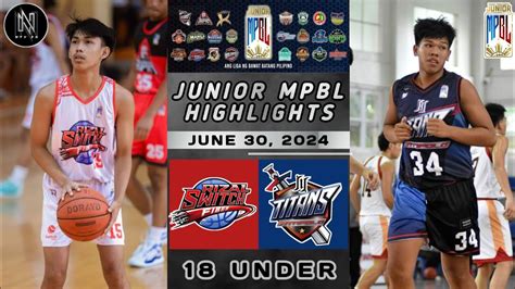 JUNIOR MPBL HIGHLIGHTS ANTIPOLO JY TITANS VS RIZAL SWITCH FIBER JUNE