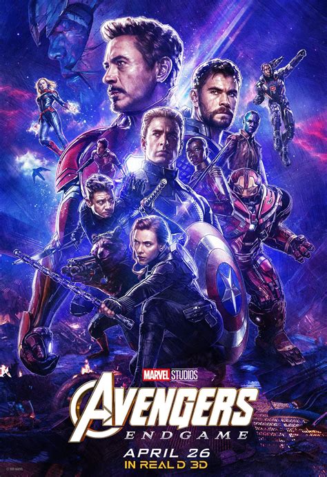 Real D 3d Poster For Avengers Endgame Avengers Avengersendgame