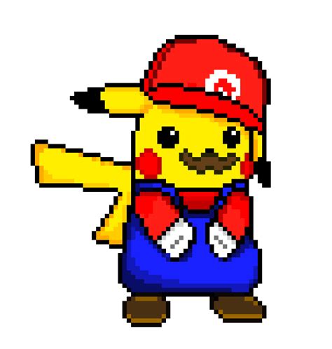 Pikachu Pixel Art Mario Pok Mon Drawing Png X Px Pikachu Art The Best