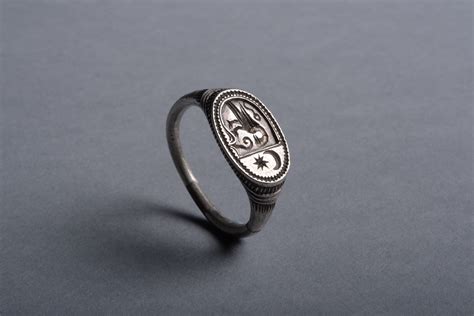 Medieval Signet Ring 15th 16th Century Ad A Late Medieval Silver